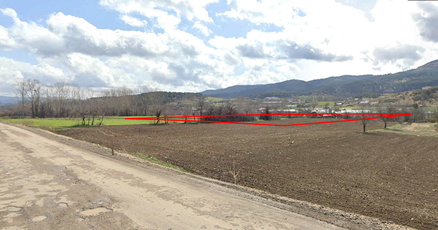 Mudurnu Hüsamettindere Köyünde Yatırımlık Arazi Çiftlik Kurulumuna Uygun 8701 m²