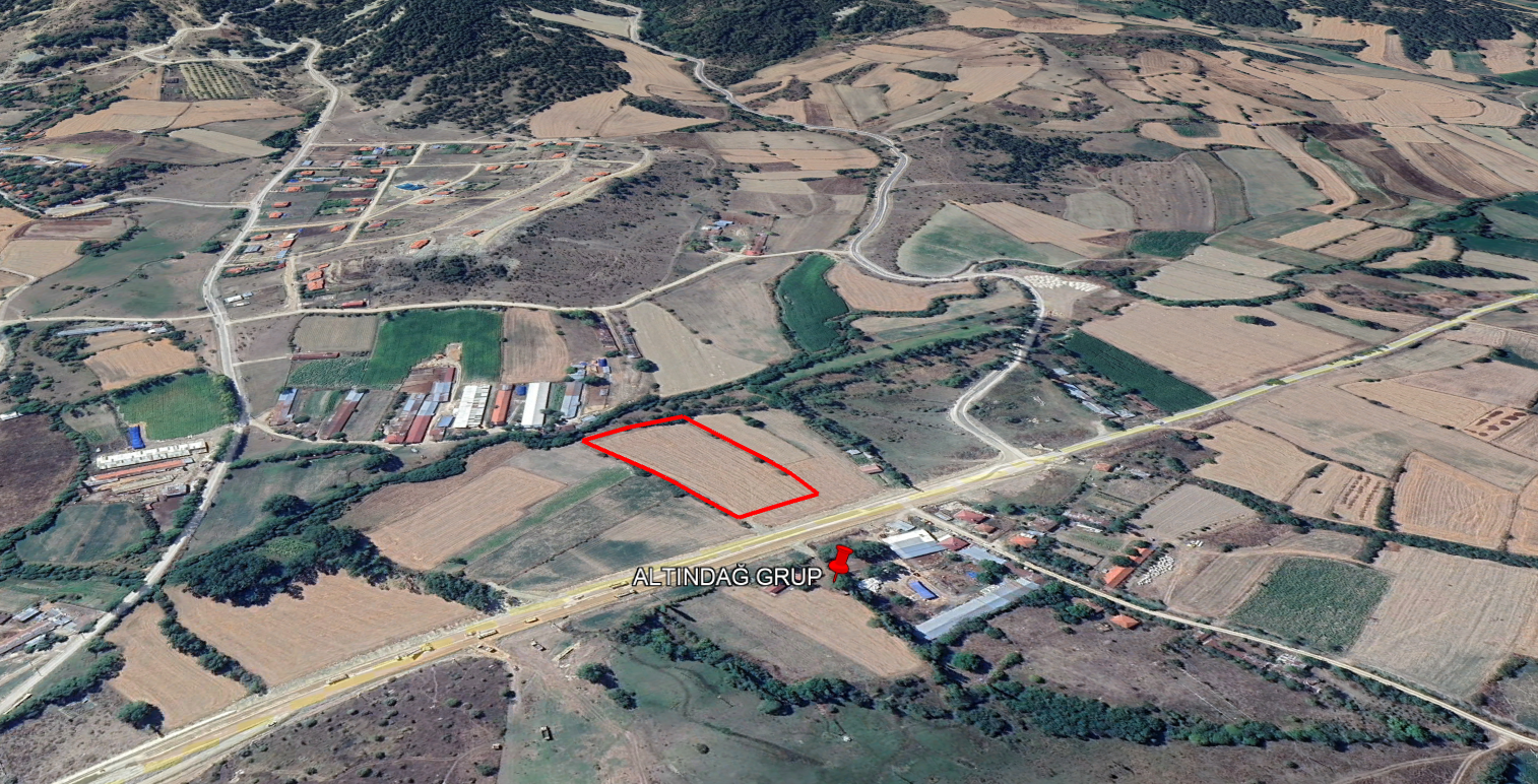 Mudurnu Hüsamettindere Köyünde Yatırımlık Arazi Çiftlik Kurulumuna Uygun 8701 m²