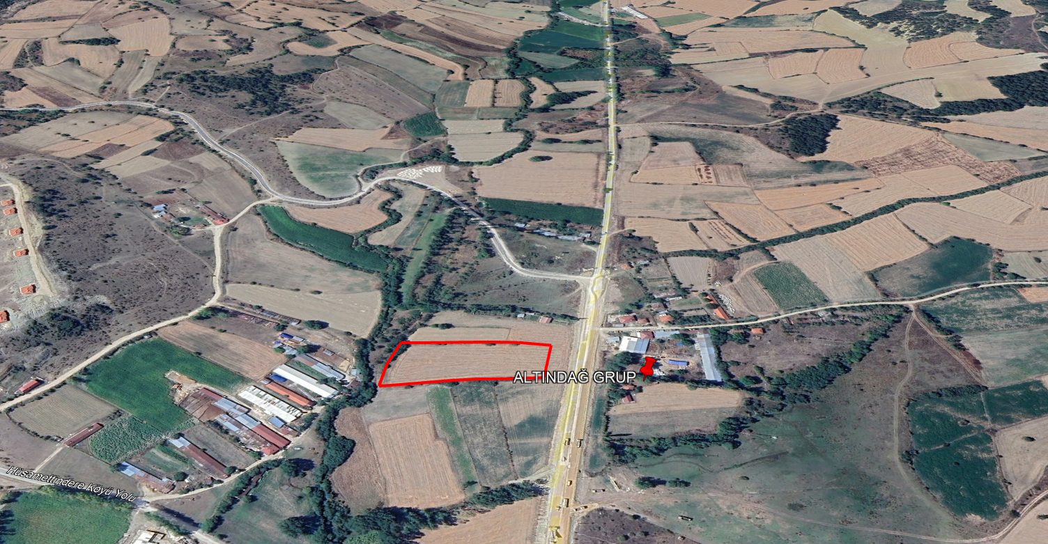 Mudurnu Hüsamettindere Köyünde Yatırımlık Arazi Çiftlik Kurulumuna Uygun 8701 m²